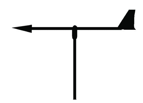 Wind Indicator - Optimist 200mm vane length RWB1086
