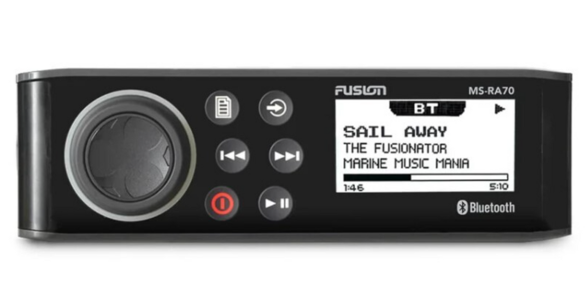 Fusion RA70 Series Marine Stereos, MSRA70 Marine Stereo with Bluetoot