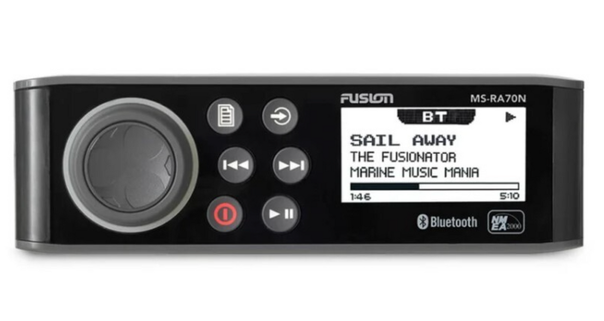 Fusion RA70 Series Marine Stereos, MSRA70N Marine Stereo with Bluetoo Bosuns Boat