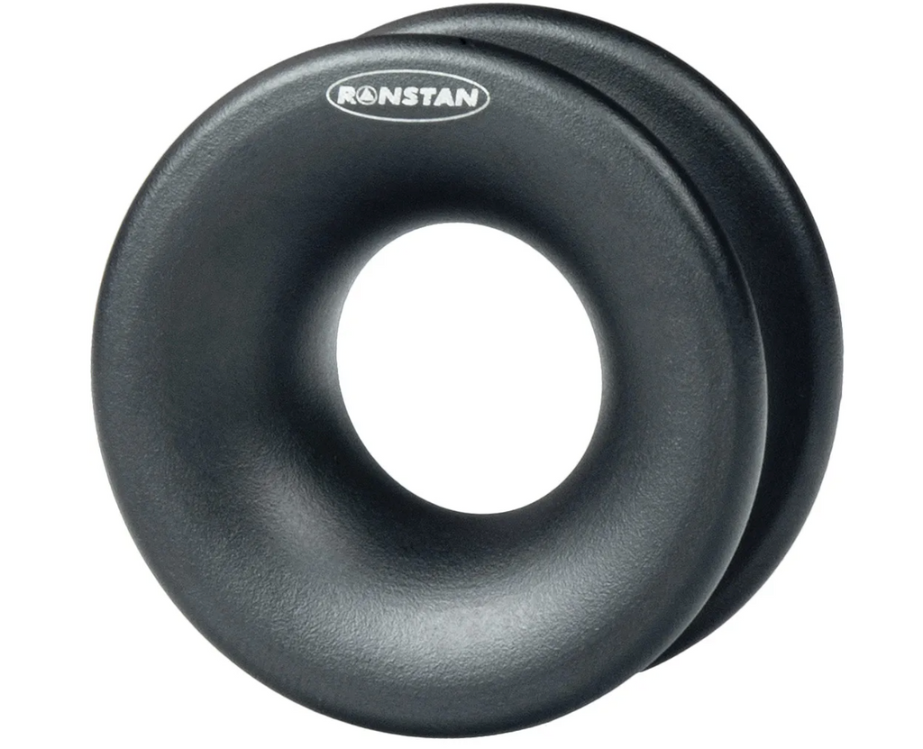Ronstan RopeGlide™ Ring, Black, Alloy, 16mm ID RF8090-16