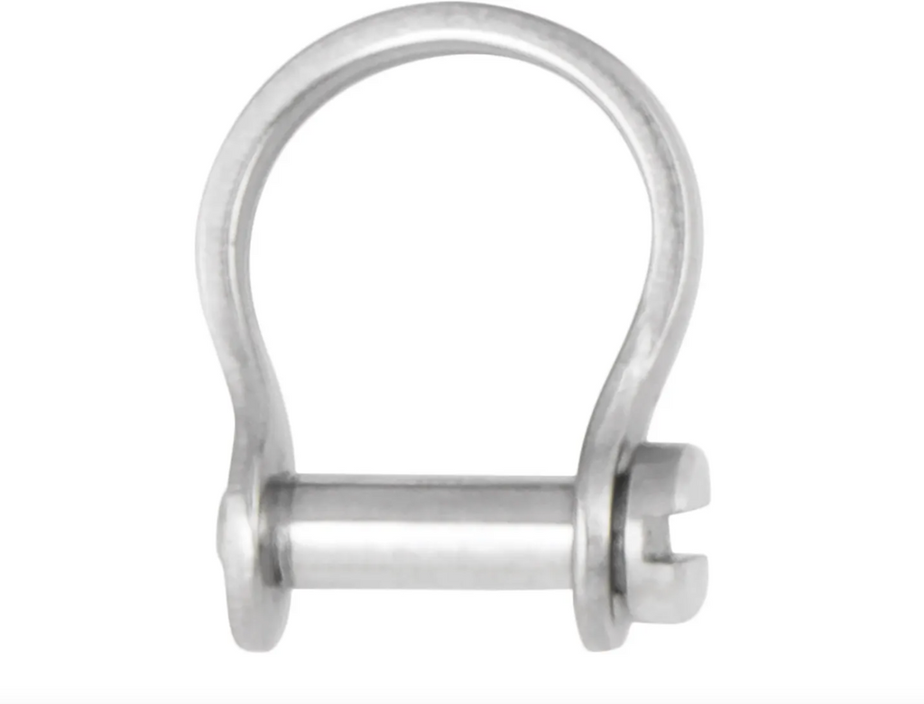 Ronstan Stainless Steel Bow Shackle, 5/32" Pin, Coined Head RF633S