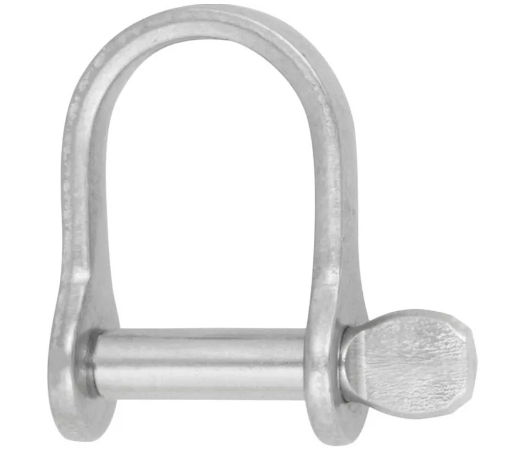 Ronstan Stainless Steel D Shackle, 1/8" Pin RF1851