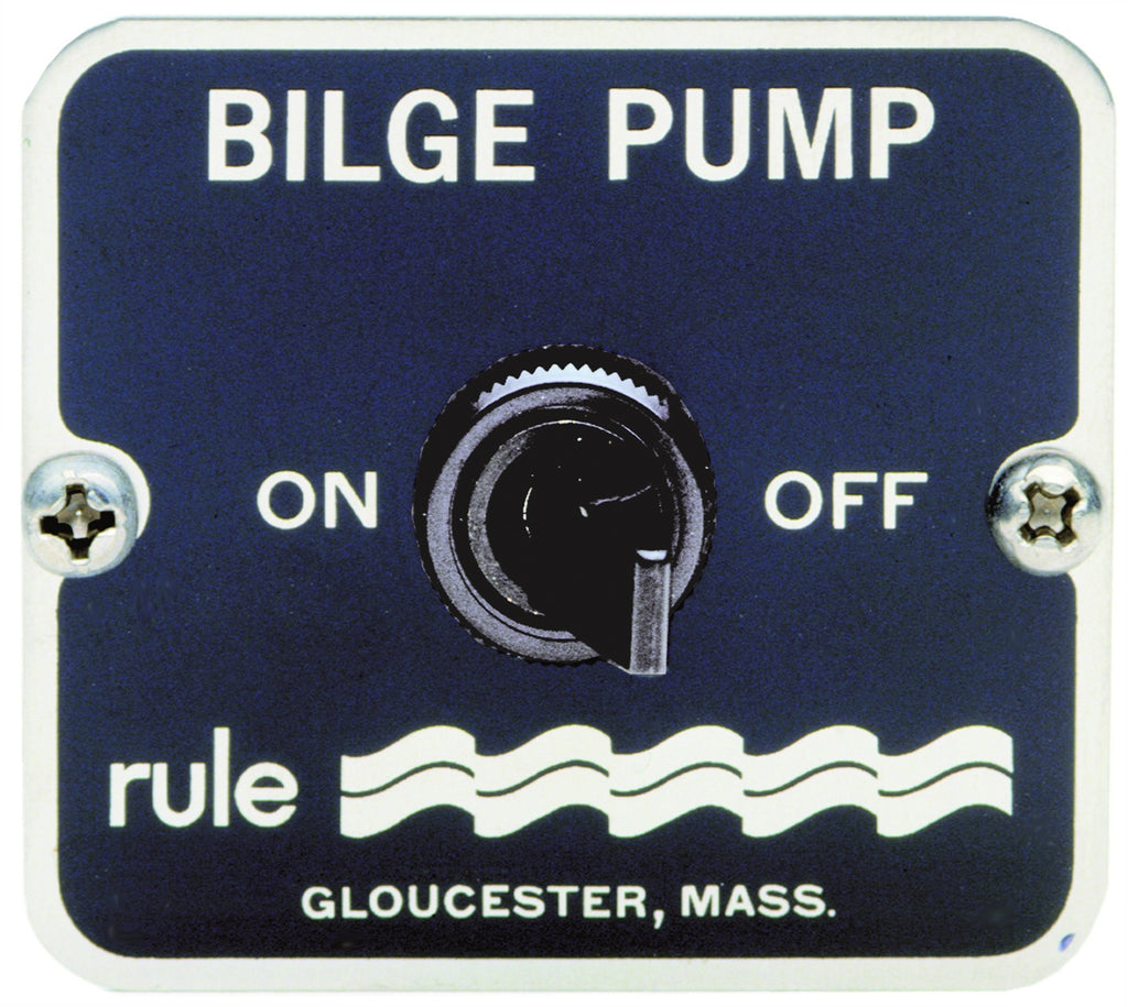 Rule Bilge Pump On/Off Switch Panel RWB0026
