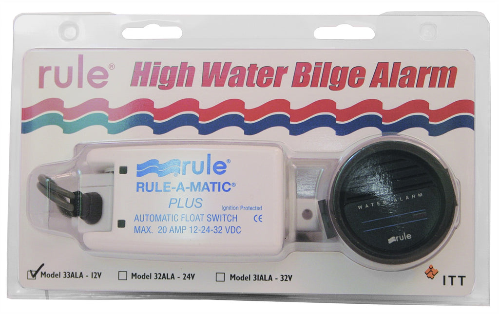 Rule 12v Bilge Pump Alarm Kit RWB104