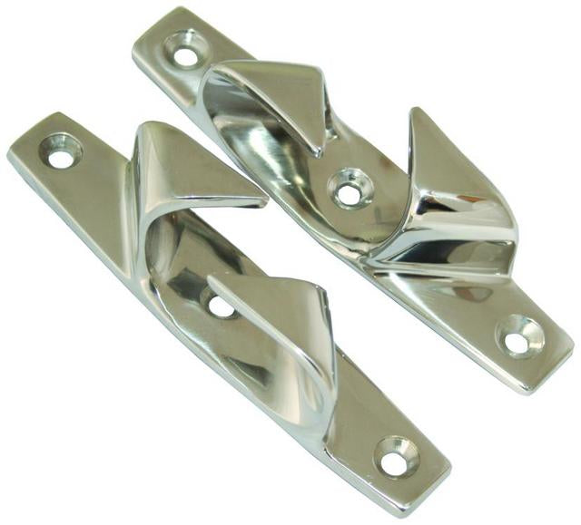 Stainless Fairleads - Pair - 112mm - bosunsboat