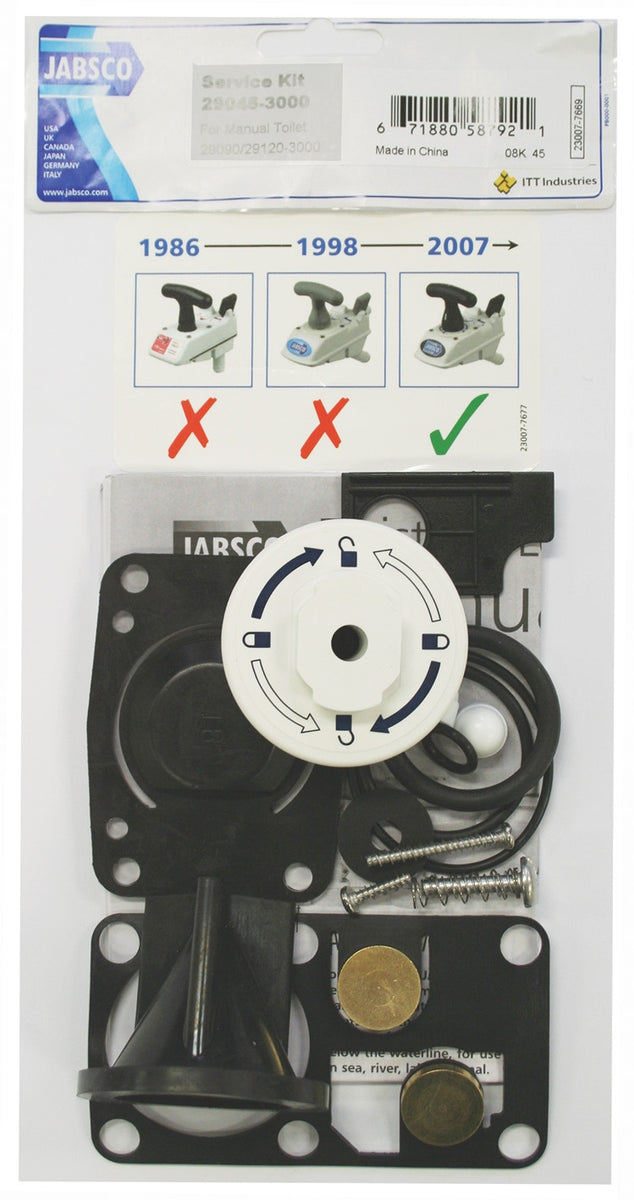 JABSCO TOILET SERVICE KIT 37010 STANDARD... 149.95
