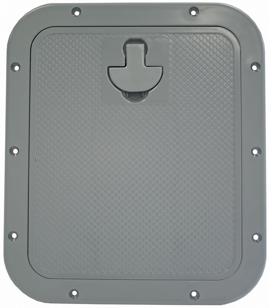 STANDARD HATCHES WITH REMOVABLE LIDS - RECTANGULAR STYLE, GREY - bosunsboat