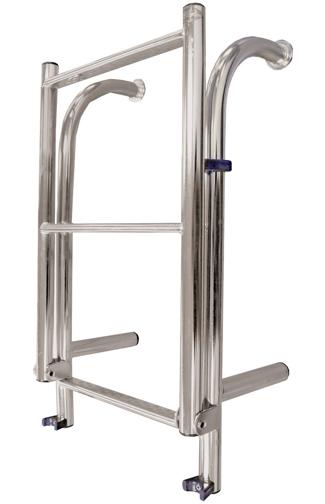 HIGH QUALITY STAINLESS LADDERS - 4 RUNG YACHT LADDERS - bosunsboat