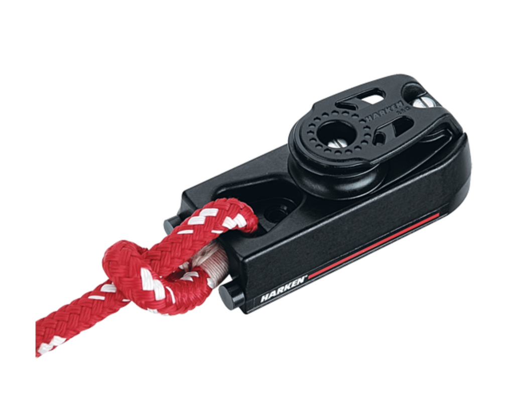 HARKEN 32mm End Control — Double Sheave, Cam Cleat, Set of 2