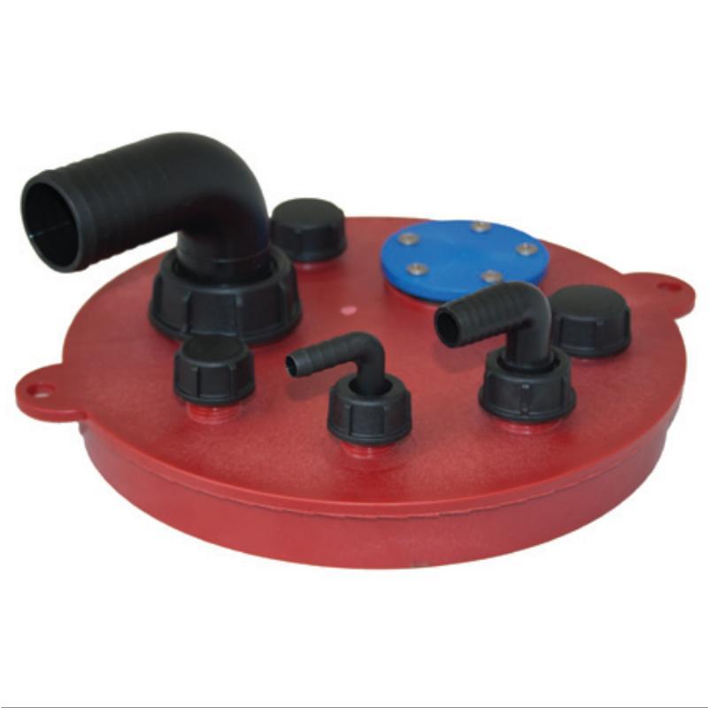 Nuova Rade Red Fuel Hatch Lid For Universal Tanks