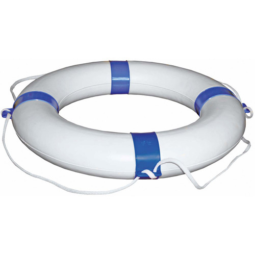 Lifebouy - White Blue Bands - bosunsboat