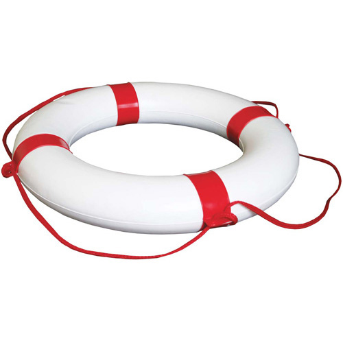 Lifebouy - White Red Bands - bosunsboat
