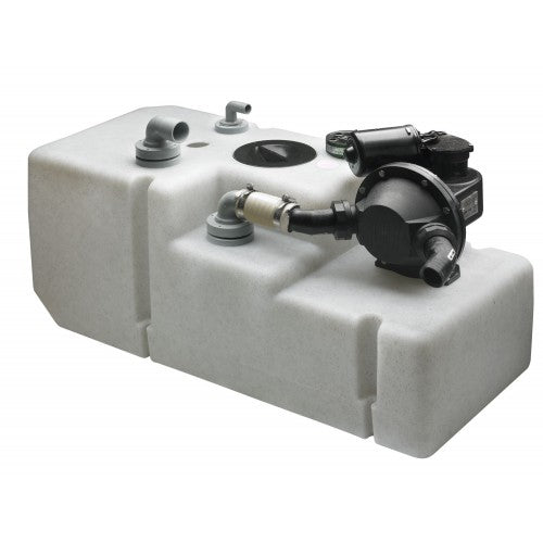 WASTE WATER TANK WITH PUMP SYSTEM 88 LITRE 12/24VOLT - bosunsboat