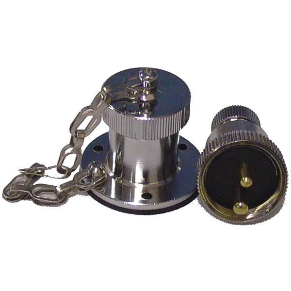 Relaxn 12/24V Chrome Plated Brass Connector