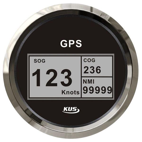 KUS 12/24V GPS/Speedo Gauge - 85mm Dia.