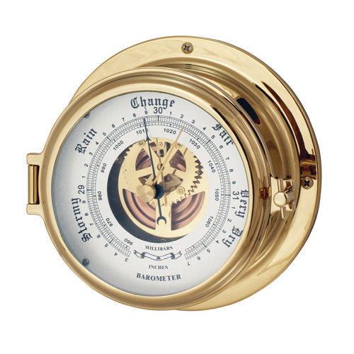 Barometer - Hinged - Face Diameter: 105mm... | Bosuns Locker