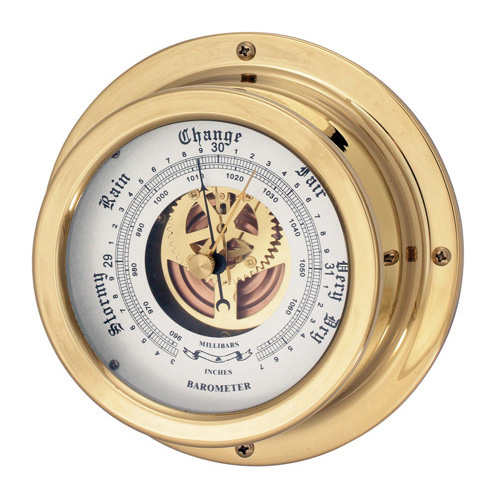 Barometer Small Barometer - Enclosed - Face Diameter: 95m... | Bosuns Locker