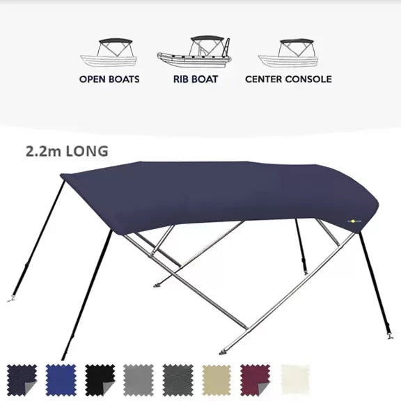 OCEANSOUTH STAINLESS STEEL 4 BOW BIMINI TOP