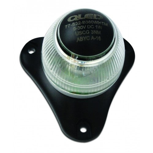 QLED LED NAVIGATION 3NM, ALL-ROUND / ANCHOR LAMP WHITE, 360DEG., 9-33V