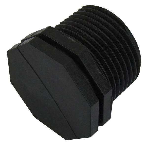 Male Threaded End Cap - Polyethylene | Bosuns Locker