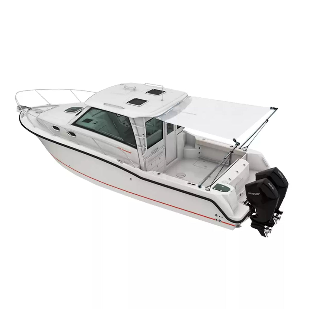 OCEANSOUTH Cabin Cruiser Stern Shade Extension Kit