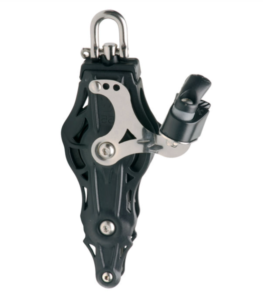Wichard Fiddle plain bearing block - sheave 35 - Swivel head becket & cam