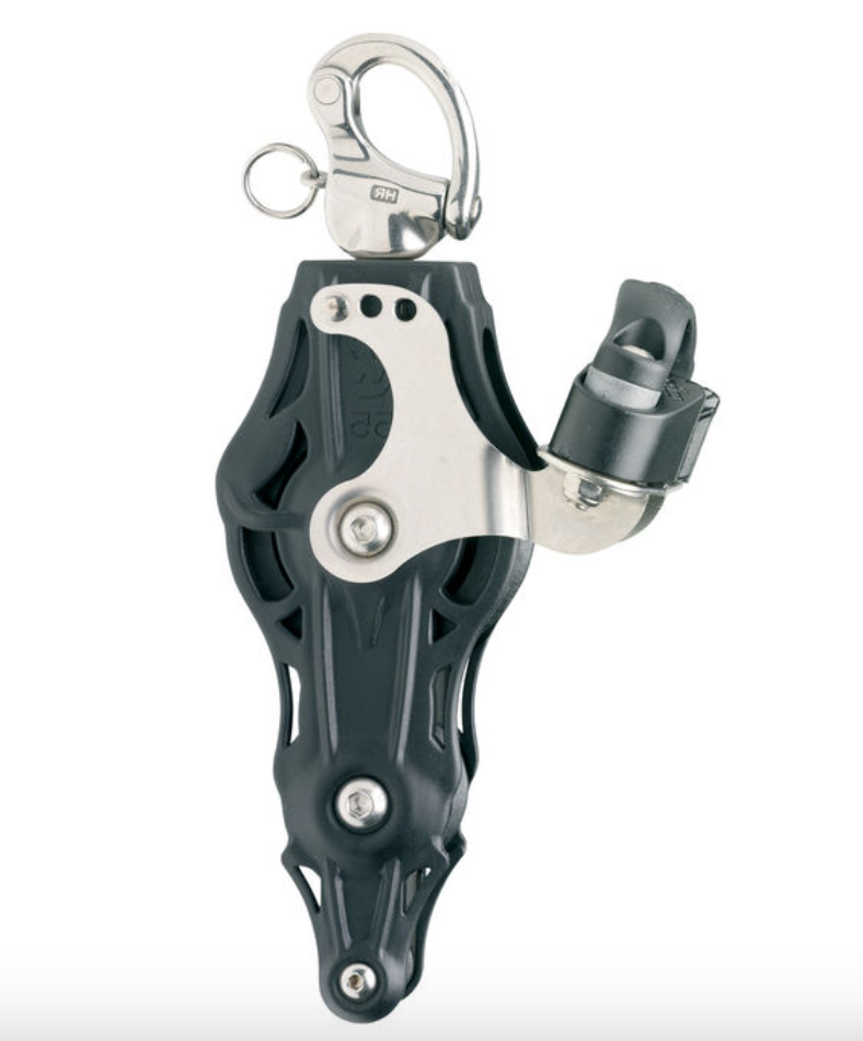 Wichard Fiddle ball bearing block - sheave 45 Swivel snap shackle becket & ca