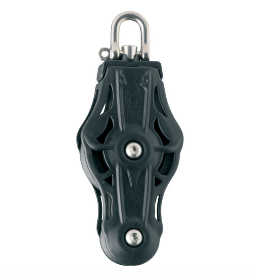 Wichard Fiddle plain bearing block - Sheave 55 - Swivel head