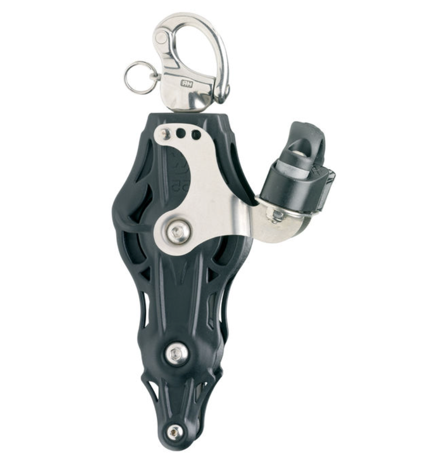 Wichard Fiddle plain bearing block - 55 - Swivel snap shackle becket & cam