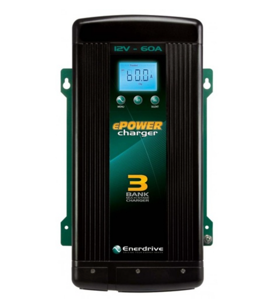Enerdrive ePOWER 60amp/12v Smart Battery Charger 240V AC - EN31260