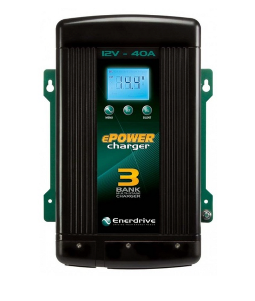 Enerdrive ePOWER 40amp/12v Smart Battery Charger 240V AC - EN31240