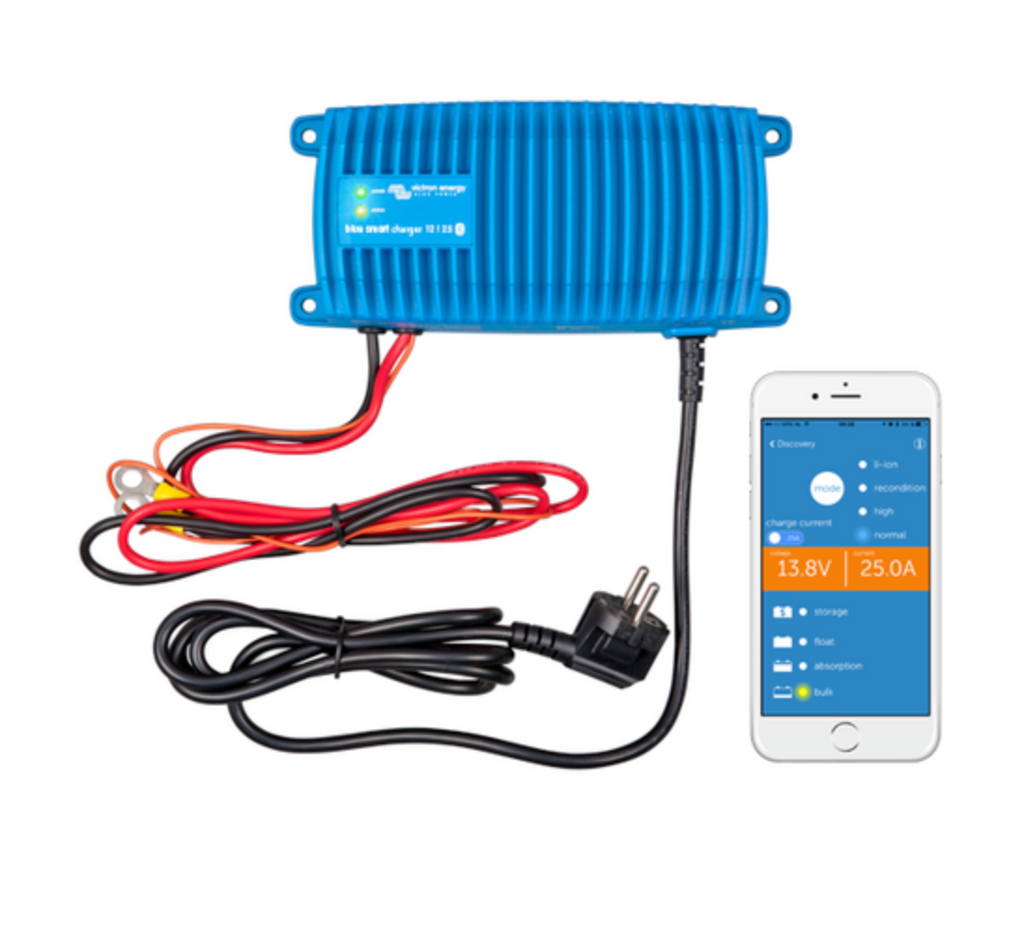 Victron Blue Smart IP67 Battery Charger 12/25(1) 230V AU/NZ Plug