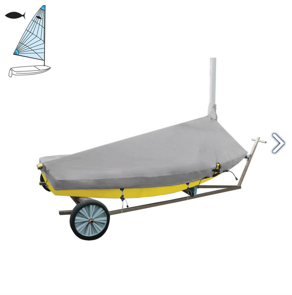 OCEANSOUTH MINNOW SAILING DINGHY DECK COVER WITH MAST
