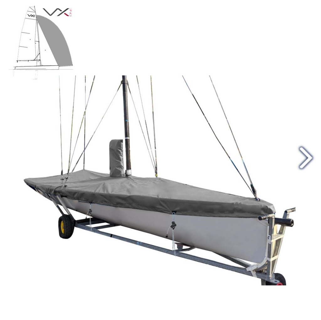 OCEANSOUTH VXONE SAILING DINGHY DECK COVER WITH MAST