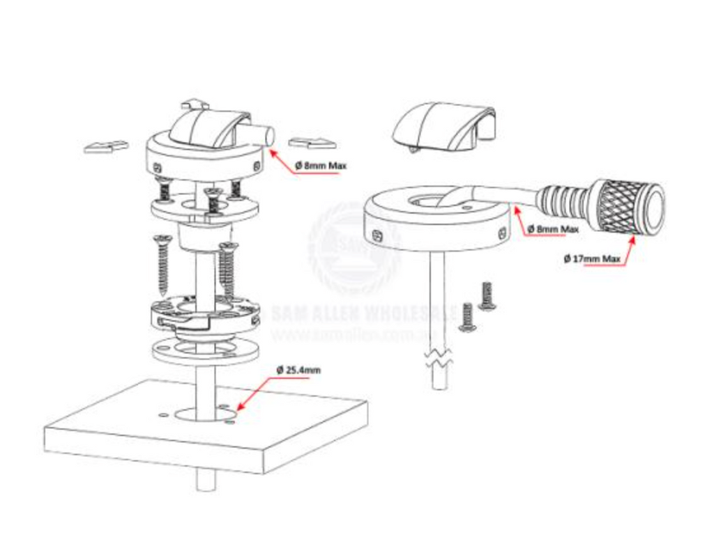 CABLE GLAND - STAINLESS STEEL - SUIT MAX 8mm - Bosuns Boat