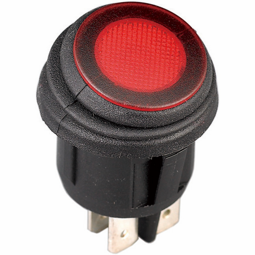 Rocker Switch Rnd 12V 20A | Bosuns Locker