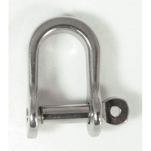 Standard 'D' Shackle - Pressed Stainless ... | Bosuns Locker