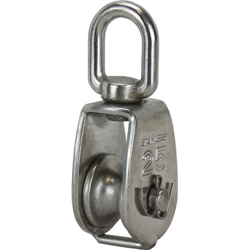 Single Pulley - Swivel - 316 Stainless Steel | Bosuns Locker