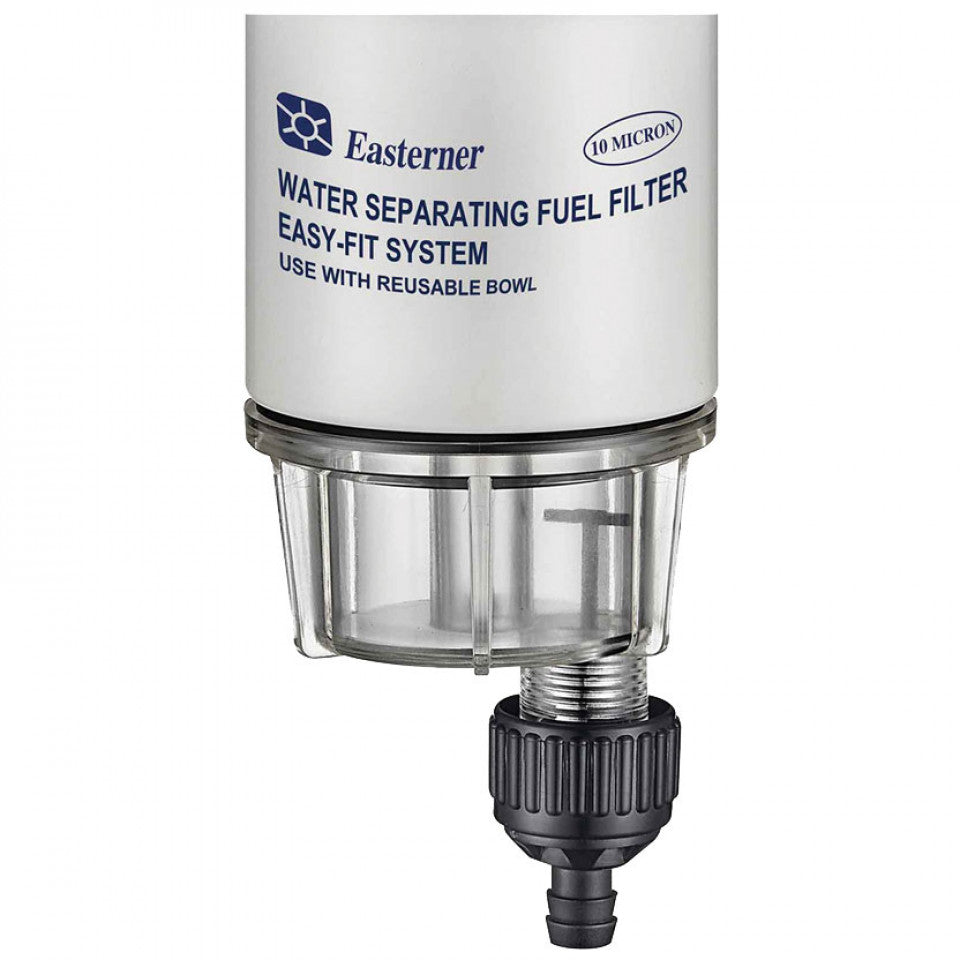 Water Separating Fuel Filter-Easy-Fit-Mini System Clear Bowl & Filter Element Kit