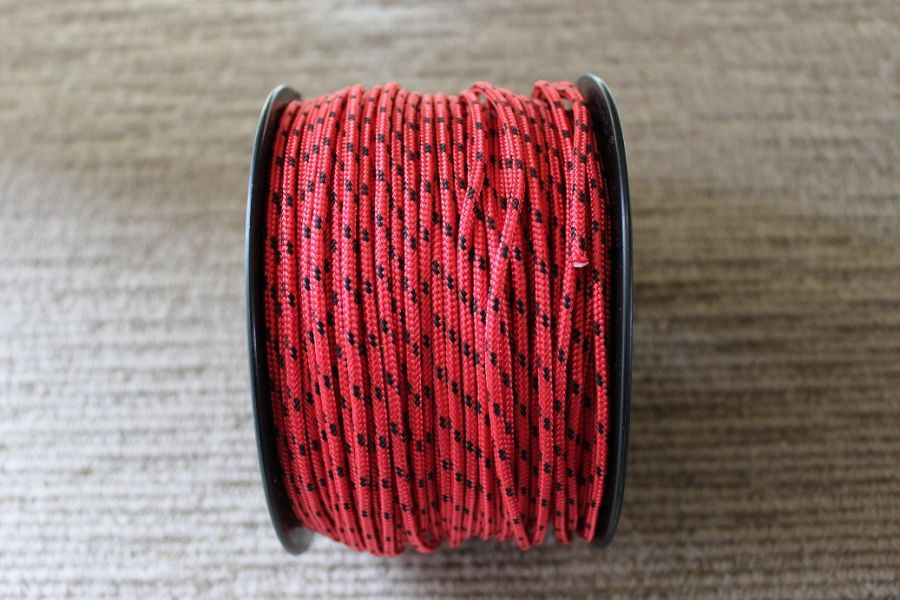 Spectra Rope Cover Rope - Spectra 4mm Red - Per/Meter | Bosuns Locker