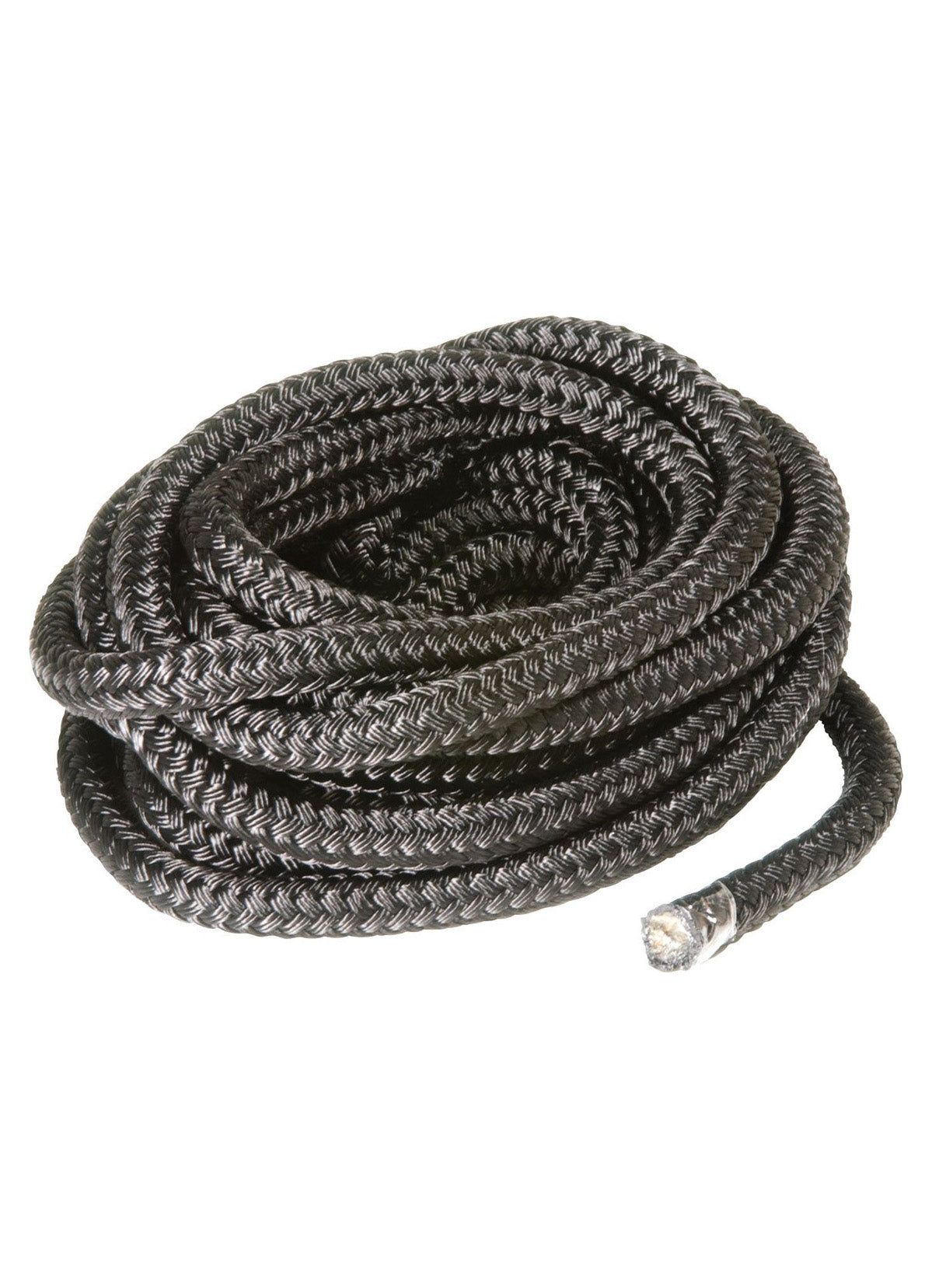 Rope - Double Braid 12mm Solid Black - Per/Meter