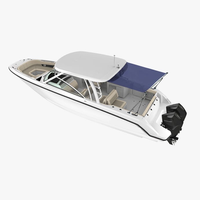 OCEANSOUTH Hard Top Stern Shade Extension Kit