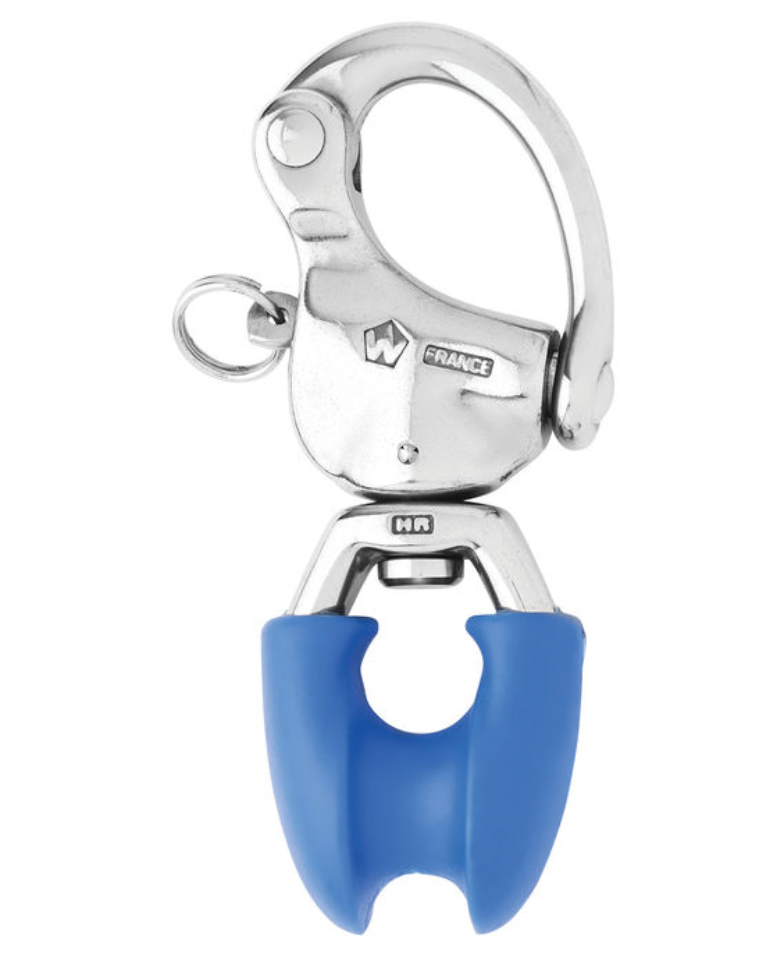 Wichard HR snap shackle - With thimble eye - Length: 95 mm