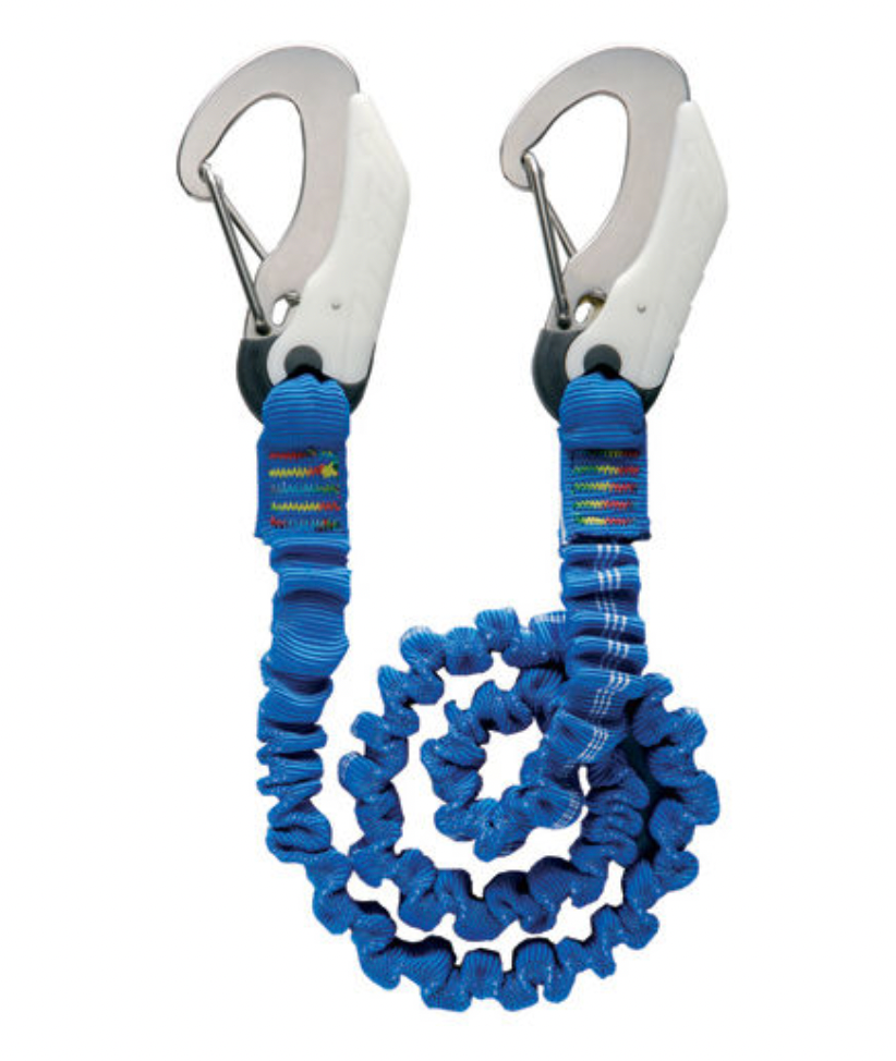 Wichard Elastic tether - 2M - 2 double action safety hooks
