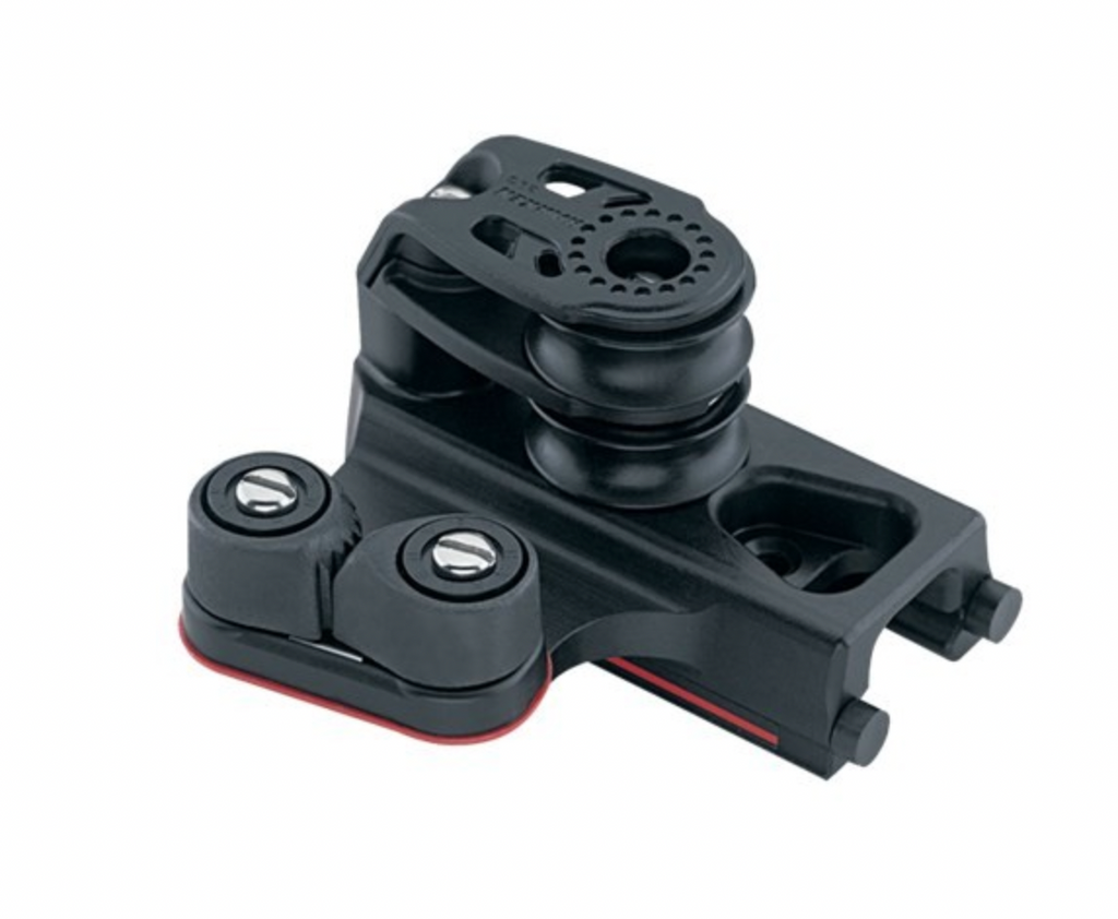 HARKEN 27mm End Control — Double Sheave, Cam Cleat, Set of 2