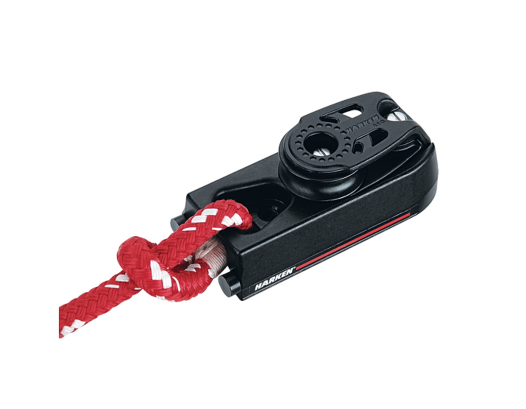 HARKEN 22mm End Control — Double Sheave, Cam Cleat, Set of 2