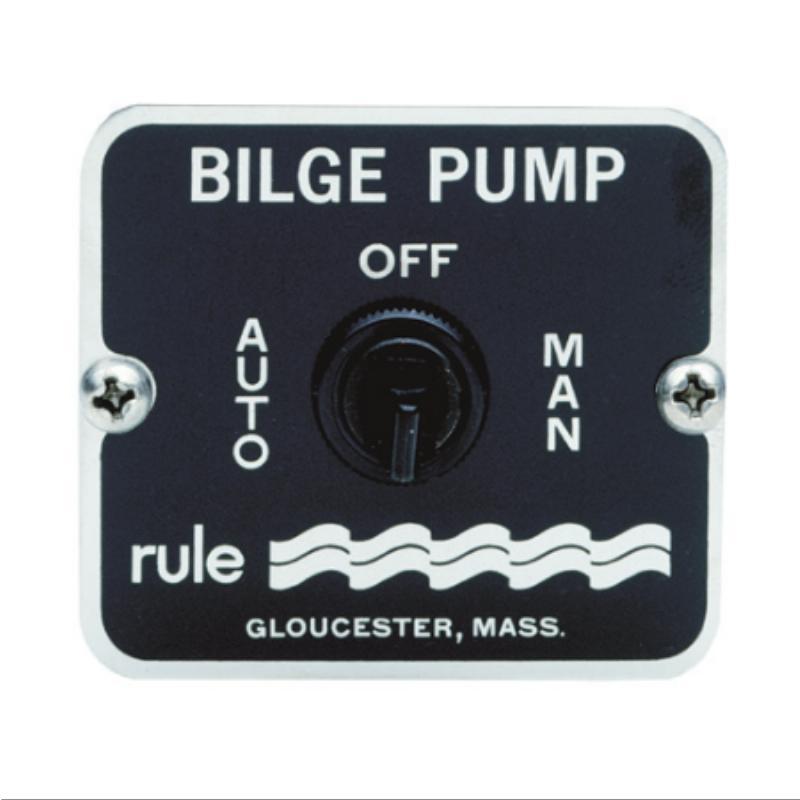 BILGE PUMP CONTROL PANELS - 3 WAY CONTROL SWITCH - bosunsboat
