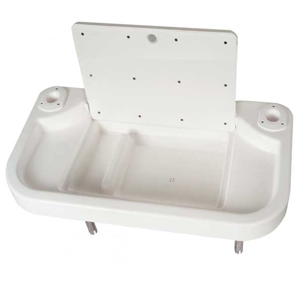 Bait Board Extra Large with integrated Sink & Rod Holders OCEANSOUTH - bosunsboat
