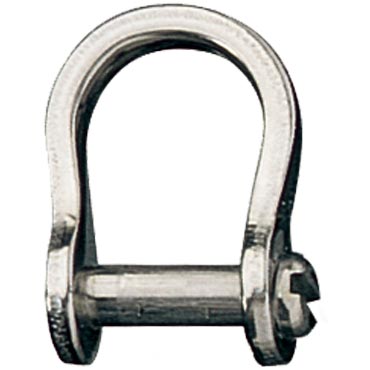 Shackle - Bow - Slotted Head - 9mm RF613S - bosunsboat