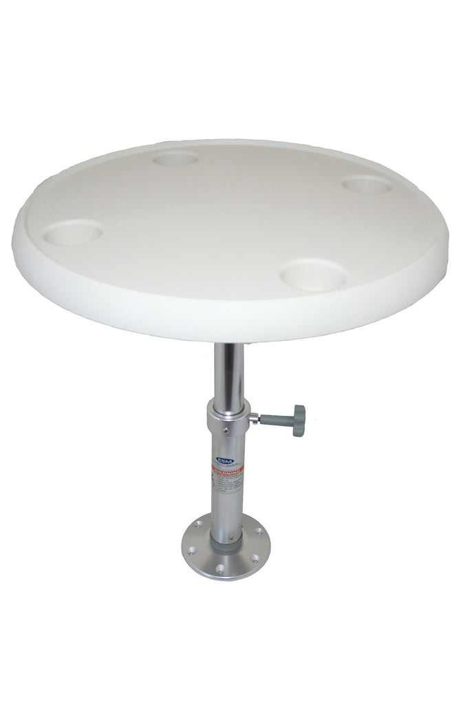TABLE AND PEDESTAL SETS - ROUND - bosunsboat